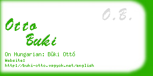 otto buki business card