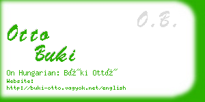 otto buki business card